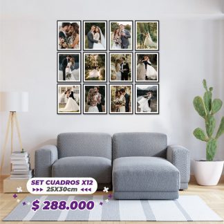 Set cuadros X12 (25cmx30cm)