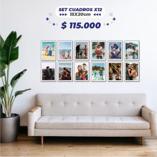 Set cuadros X12 (15cmx20cm)
